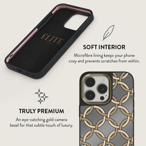 Burga Husa Elite Mirror Magsafe Gold Heritage iPhone 15 Pro Max [5]