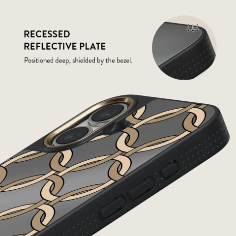Burga Husa Elite Mirror Magsafe Gold Heritage iPhone 16 [2]