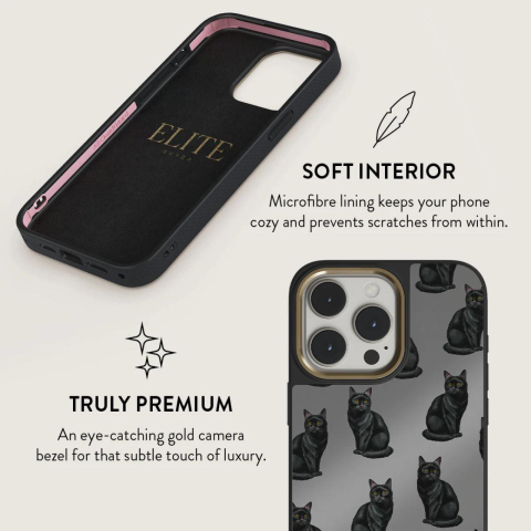 Burga Husa Elite Mirror Magsafe Gold Salem iPhone 15 Pro Max [5]