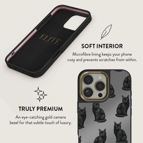 Burga Husa Elite Mirror Magsafe Gold Salem iPhone 16 Pro Max [4]