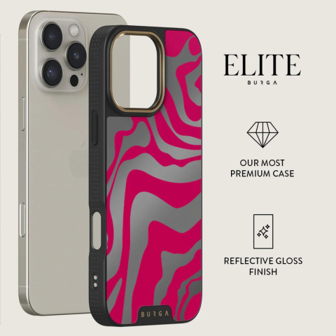 Laptop, Tablete & Telefoane - Burga Husa Elite Mirror Magsafe Gold Siren iPhone 16 Pro