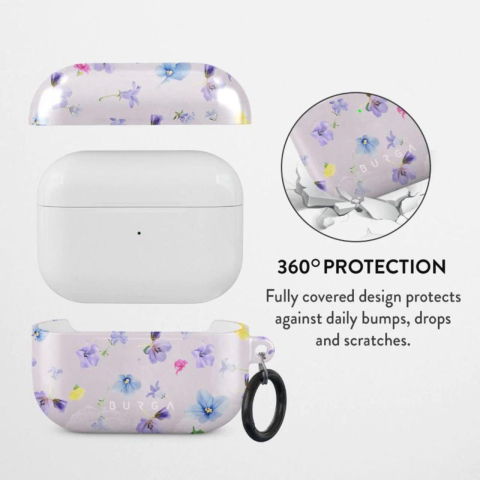 Laptop, Tablete & Telefoane - Burga Husa Hard Shell Wildflower Airpods Pro
