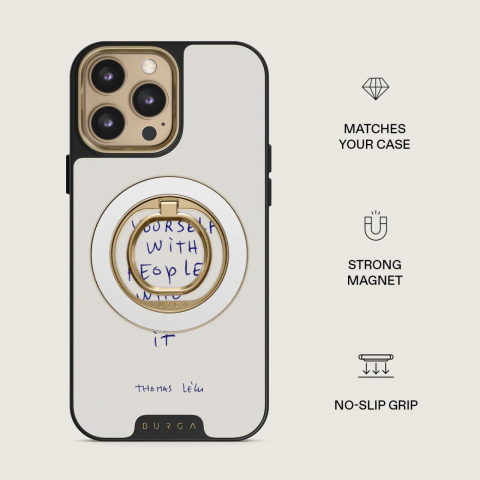 Laptop, Tablete & Telefoane - Burga Inel Magnetic pentru telefon Get it Gold