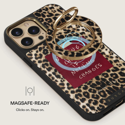 Burga Inel Magnetic pentru telefon Nothing Changes Gold [2]