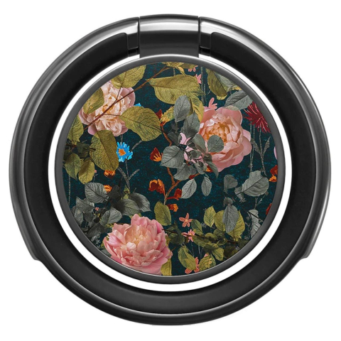 Burga Inel pentru telefon Gunmetal Bloomy Garden [5]