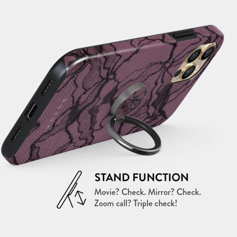 Burga Inel pentru telefon Gunmetal That Girl [2]