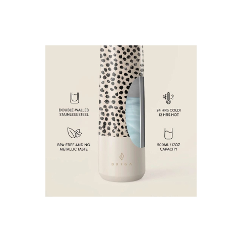 Burga Sticla Termos din inox Almond Latte,500 ml [1]