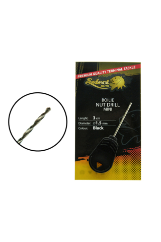 Pescuit si vanatoare - Burghiu Select Baits Boilie and Nut Drill Mini Black (negru)