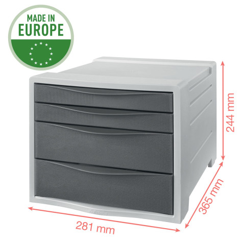 Cabinet 4 sertare corai colour'breeze esselte [1]