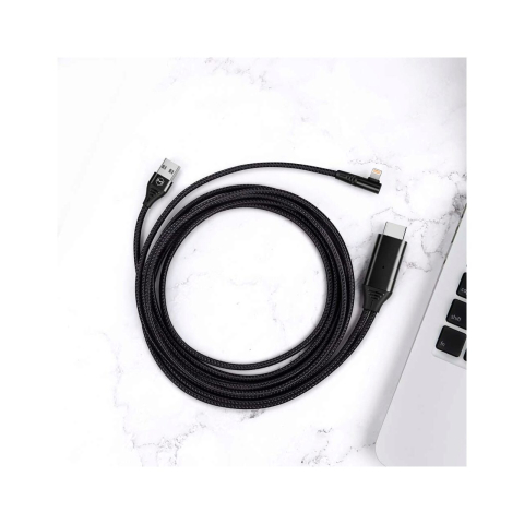 Cablu HDMI la Lightning si USB Mcdodo Plug&Play 2m, Black [4]