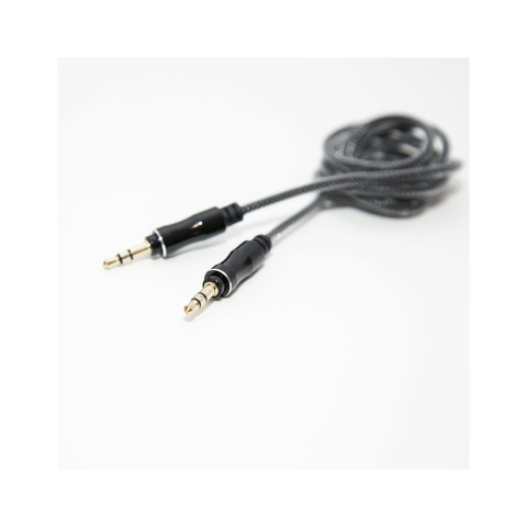 Cablu Jack 3.5mm Lemontti Audio Negru 1m [1]