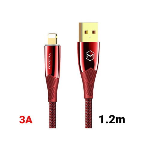 Cablu Lightning Mcdodo Shark Series Red [7]