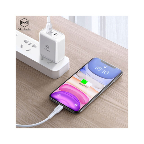 Cablu Lightning Mcdodo White Series 1.2m, White [1]
