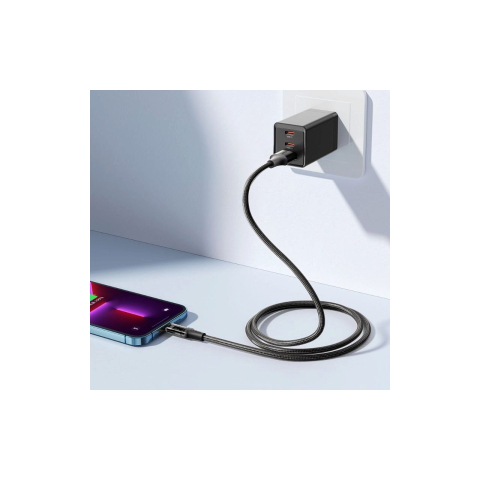 Cablu Mcdodo Amber Series Fast Charging Lightning, 1.2m Black [5]