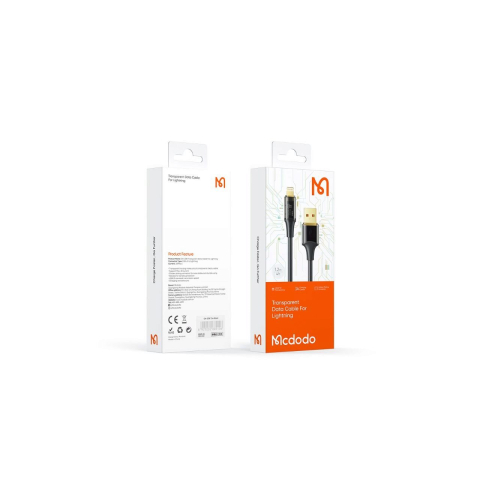Cablu Mcdodo Amber Series Fast Charging Lightning, 1.2m Black [6]