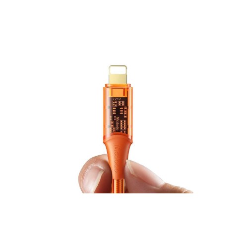 Laptop, Tablete & Telefoane - Cablu Mcdodo Amber Series Fast Charging Type-C la Lightning ,36W, 1,2m Orange