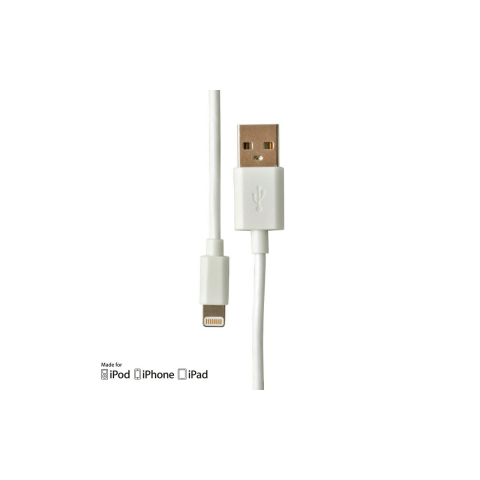Cablu MFI Lightning Procell USB Alb 1m [1]