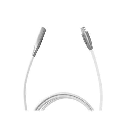 Cablu MicroUSB Mcdodo Zn-Link Silver White (1.5m, 2.4A max) [6]