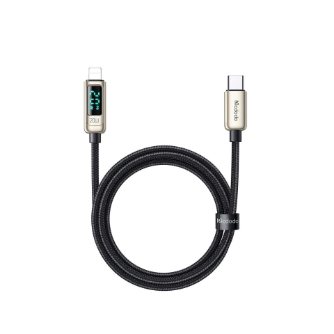 Laptop, Tablete & Telefoane - Cablu Type-C la Lightning Mcdodo Digital Pro 20W, 1.2m, Silver