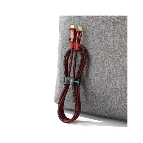 Cablu Type-C la Type-C Mcdodo Super Charge Red (1.2m, 100W) [3]