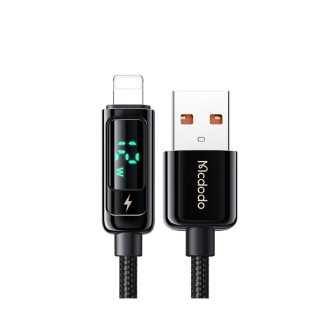 Laptop, Tablete & Telefoane - Cablu USB-A la Lightning Mcdodo Digital Pro 12W, 1.2m, Black