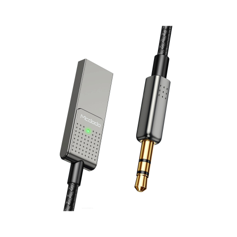 Laptop, Tablete & Telefoane - Cablu USB la port Jack 3.5mm Mcdodo Audio Black (bluetooth , 1.7m)