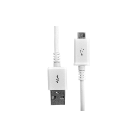 Cablu USB MicroUSB Procell 1m, Alb [1]