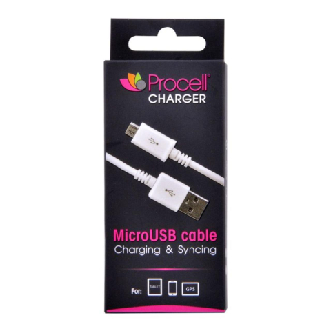 Laptop, Tablete & Telefoane - Cablu USB MicroUSB Procell 1m, Negru
