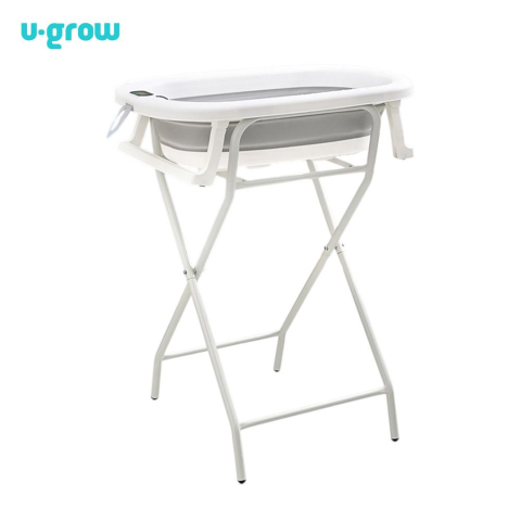 Cadite bebe si accesorii baie - Cadita pliabila cu suport metalic,termometru inclus