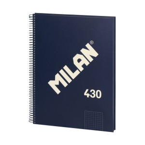 Rechizite Școlare - Caiet a4 80 file ar spira milan albastru 430 57143e80b