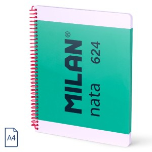 Rechizite Școlare - Caiet a4 80 file dr spira milan verde nata 57042e80gr