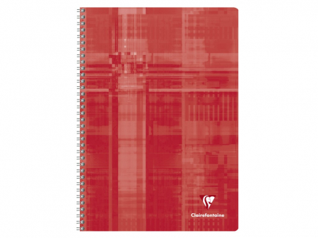 Caiet A4 cu spiră, 50 file, liniatură franceză, Clairefontaine [1]