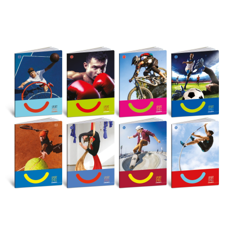 Rechizite Școlare - Caiet A4 de exercitii - Sport Smile, 100 g/m2, 36 pag. (Matematica), copii varsta 
