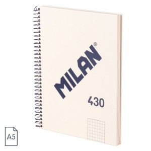 Rechizite Școlare - Caiet a5 80 file ar spira milan bej 430 57153e80sncbg