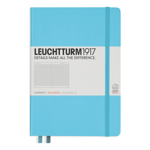 Rechizite Școlare - Caiet a5 aritmetica coperta rigida bleu leuchtturm