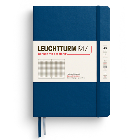 Rechizite Școlare - Caiet a5 aritmetica coperta rigida indigo leuchtturm