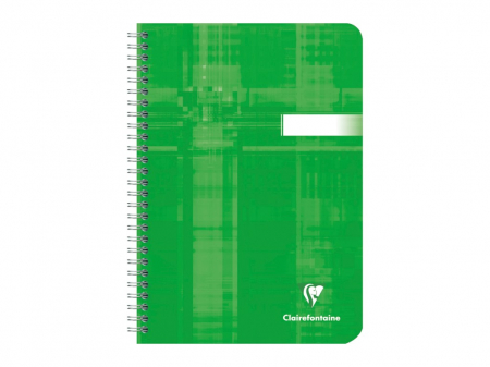 Caiet A5 cu spiră, 50 file, liniatură franceză, Clairefontaine [2]