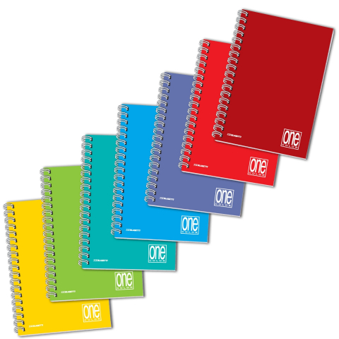 Rechizite Școlare - Caiet A5 cu spirala - One Color, 80 g/m2, 60 pag. (Matematica), copii varsta 