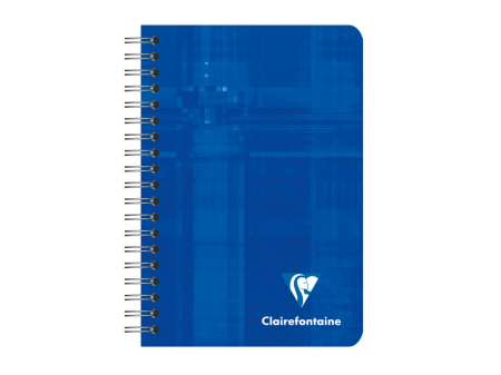 Caiet A7+ (9 x 14 cm) cu spira, 90 file, Clairefontaine [2]