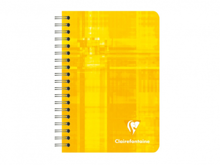 Caiet A7+ (9 x 14 cm) cu spira, 90 file, Clairefontaine [3]