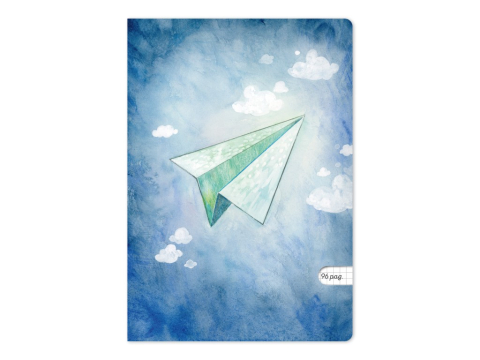 Articole școlare, Caiete - Caiet Aperta, Avion de hârtie, A5, 48 file, 80g, Matematică