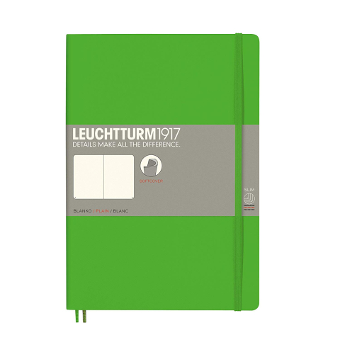 Rechizite Școlare - Caiet b5 velin coperta flexibila vernil leuchtturm