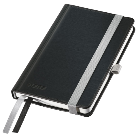 Rechizite Școlare - Caiet birou a6 dictando negru satin coperta carton style leitz