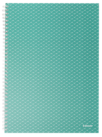 Rechizite Școlare - Caiet birou spira a4 80 file dictando verde coperta carton colour'breeze esselte