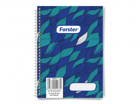 Caiet cu spirală Forster A5 80 file