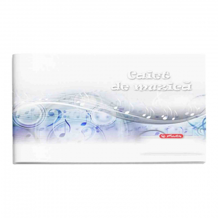 Caiete - Herlitz - Caiet de muzica, format special, 24 file - Micostore.ro