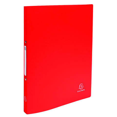 Organizare, arhivare, prezentare - Caiet mecanic a4 2 inele 15mm/20mm cop. flex. rosu exacompta