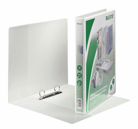 Organizare, arhivare, prezentare - Caiet mecanic a4 2 inele 20mm/38mm alb maxi panorama recyc leitz