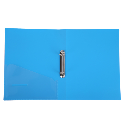 Caiet mecanic a4 2 inele 25/30 mm coperta flexibila cu buzunar culori neon deli [3]