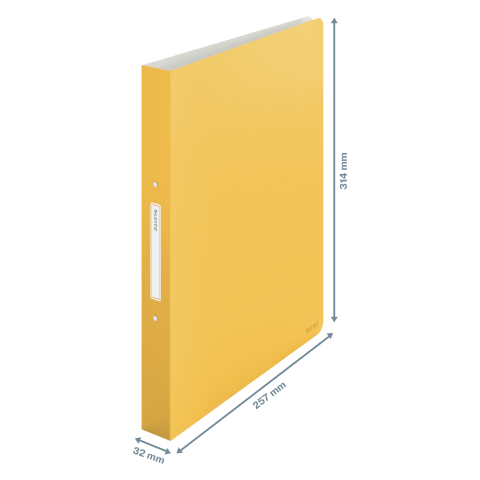 Caiet mecanic a4 2 inele 25mm/32mm cop flex galben chihlimbaritmetica cosy leitz [3]